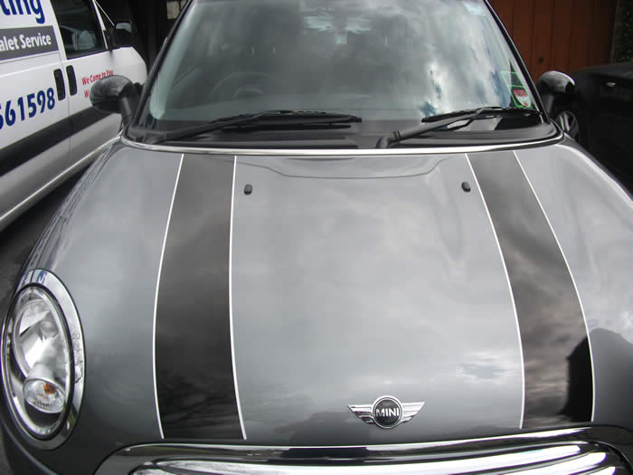 Mini, paint spots removed from all over vehicle